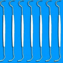 100pcs Sterilized Disposable Dental Probe Double Ends Explorer Plastic Handle