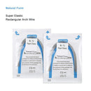 Transform Your Smile with Arch Wire Dental Orthodontics Super Elastic Rectangular Natural Form 0.019*0.025mm Upper - The Perfect Solution for Perfect Teeth Alignment and Oral Health