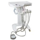 4-HOLE Dental Delivery Mobile Cart Unit Equipment no compressor