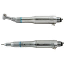 Low Speed Dental Handpiece Kit with Push Button 4-Hole E-Type Contra Angle