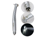 Dental Handpiece with 3-Way Spray & Light - High-Speed Fiber Optic Drill for Fast