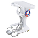 4-HOLE Dental Delivery Mobile Cart Unit Equipment no compressor