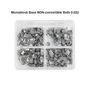 Orthodontic Buccal Tubes - 80-Pack, Roth 0.022" for First Molars (Non-Convertible)