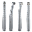 2 Hole Dental High Speed LED Handpiece Large Torque Push Button 3 Water Spray with Oval Handle