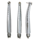 4 Hole Dental High Speed LED Handpiece Standard Torque Push Button 3 Water Spray with Oval Handle