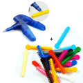 1pc Dental Orthodontic Ligature Gun+1 Pack(40pcs) Ligature Ties