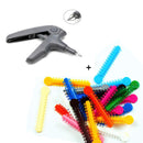 1pc Dental Orthodontic Ligature Gun+1 Pack(40pcs) Ligature Ties