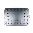 1pcs Sterilization Tray Case Box Aluminium Alloy Disinfection Box Without Silicone Mat