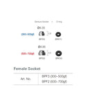 10pcs Denture Female Socket System Silm Line Dentium 3rd Party BFS3 Dental Implant AccessoriesO-ring Type