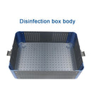 1pcs Sterilization Tray Case Box Aluminium Alloy Disinfection Box Without Silicone Mat